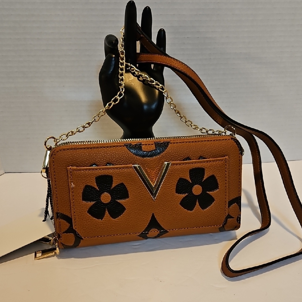 Brown Floral Women's Bag